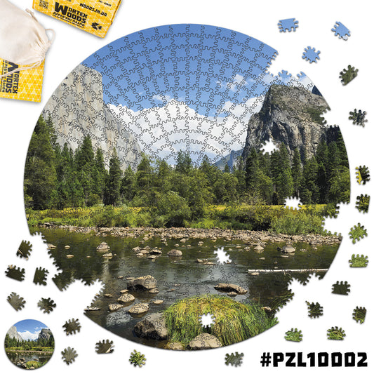 Дерев'яний Пазл Долина Йосеміті